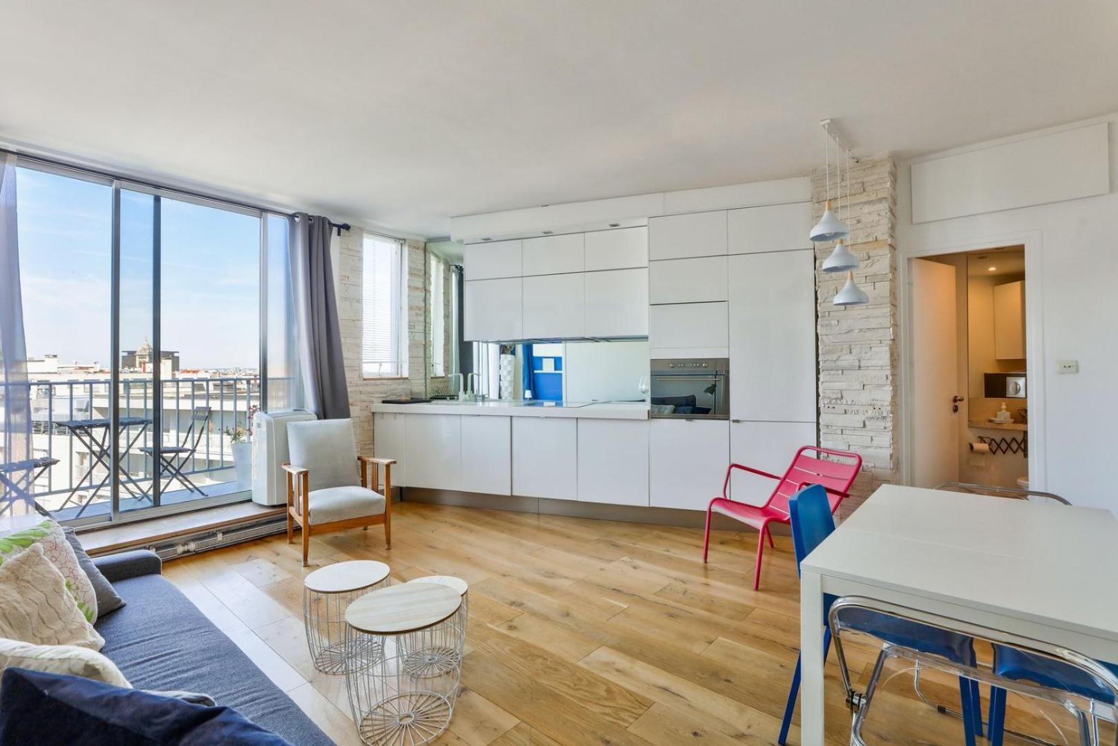 Appartement Guestready - Sejour Avec Vue Panoramique Parijs